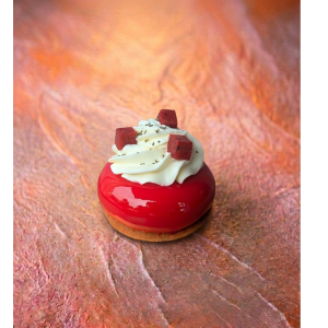 Strawberry, Basil & White Chocolate Gateau