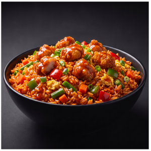 Schezuan Chicken Fried Rice